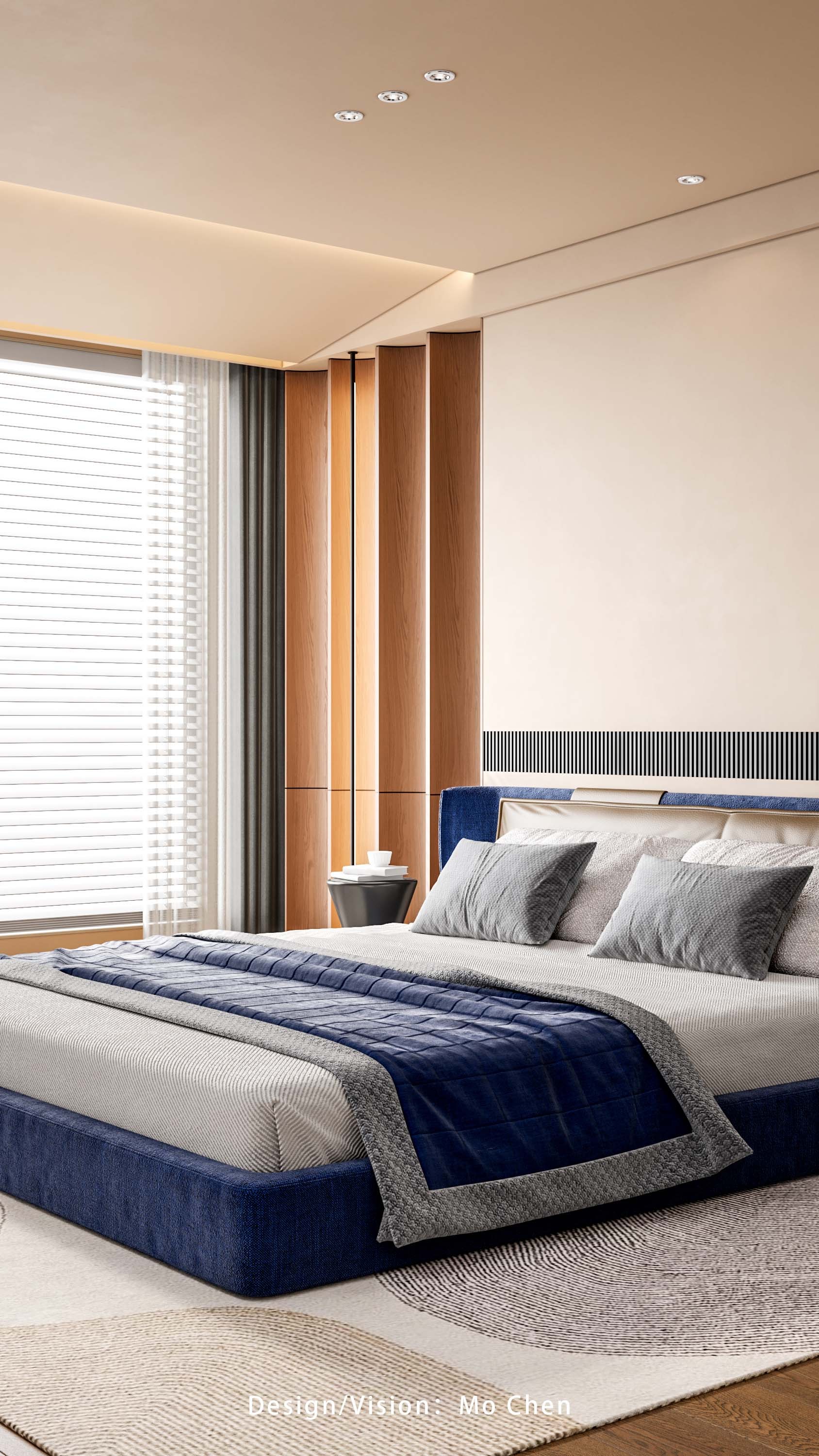 2023 现代黑白灰卧室设计典范-4