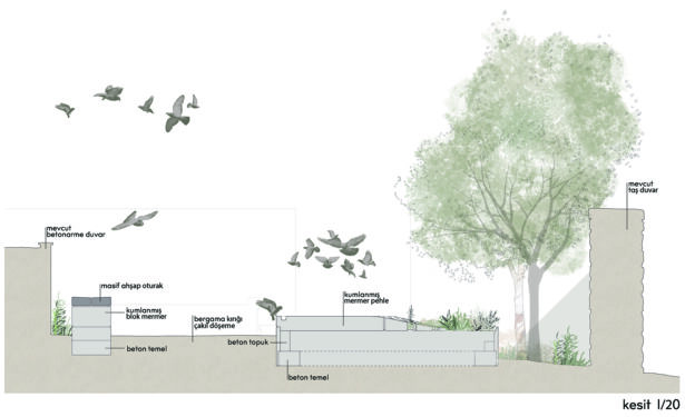 Halil Kaya墓设计（伊斯坦布尔墓地设计竞赛获奖项目）丨土耳其伊斯坦布尔丨Yusuf Burak Dolu等六人团队-3