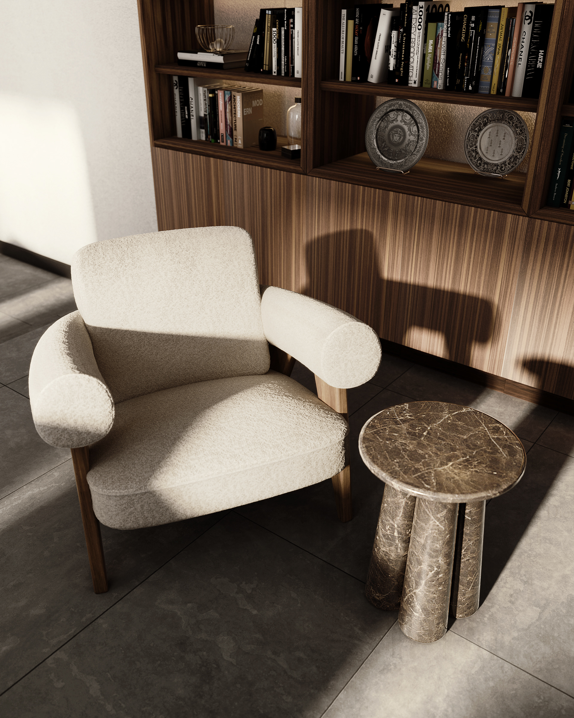 Contemporary modern living room-9