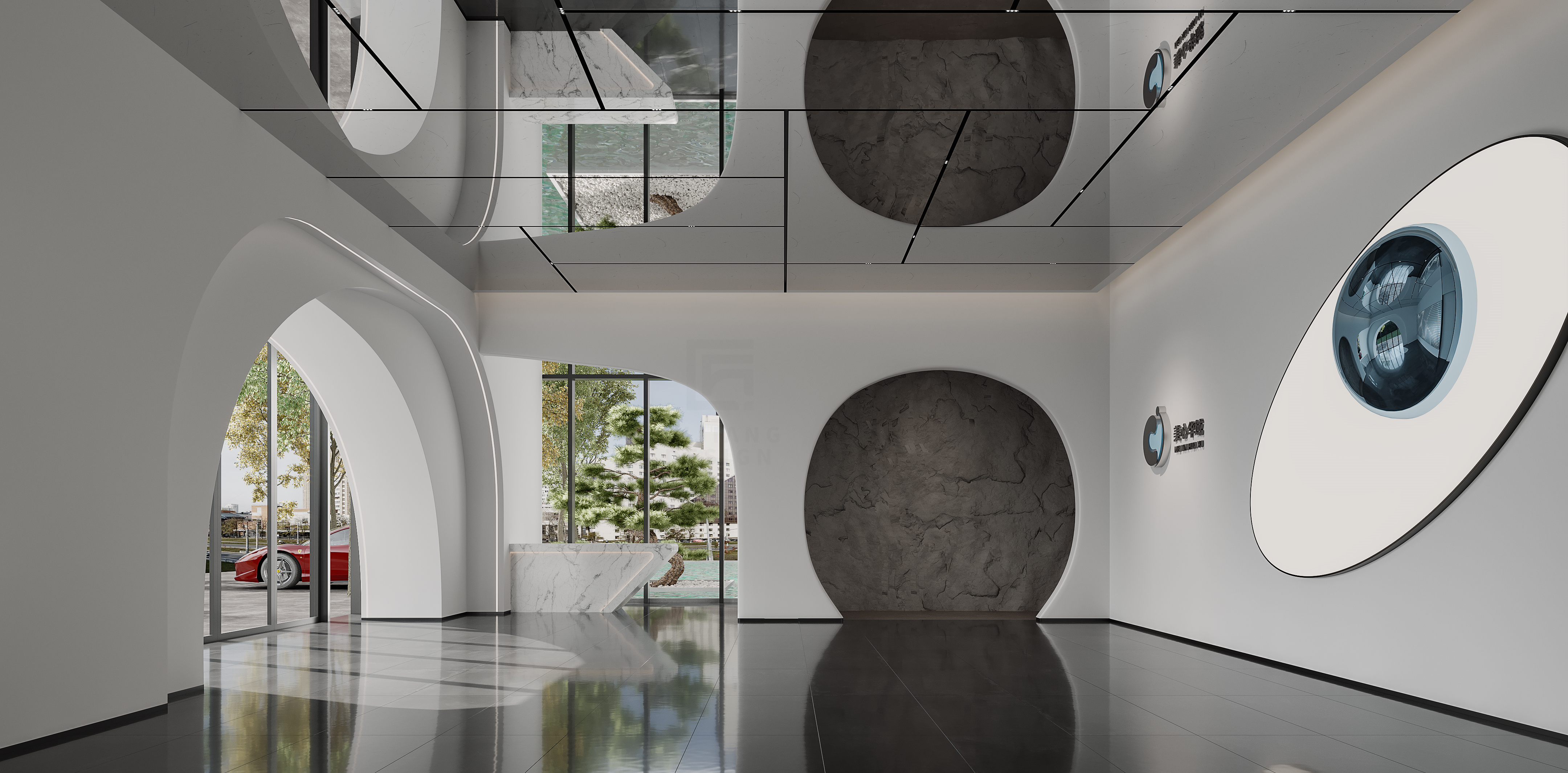 延伸想象的科技办公美学空间-1