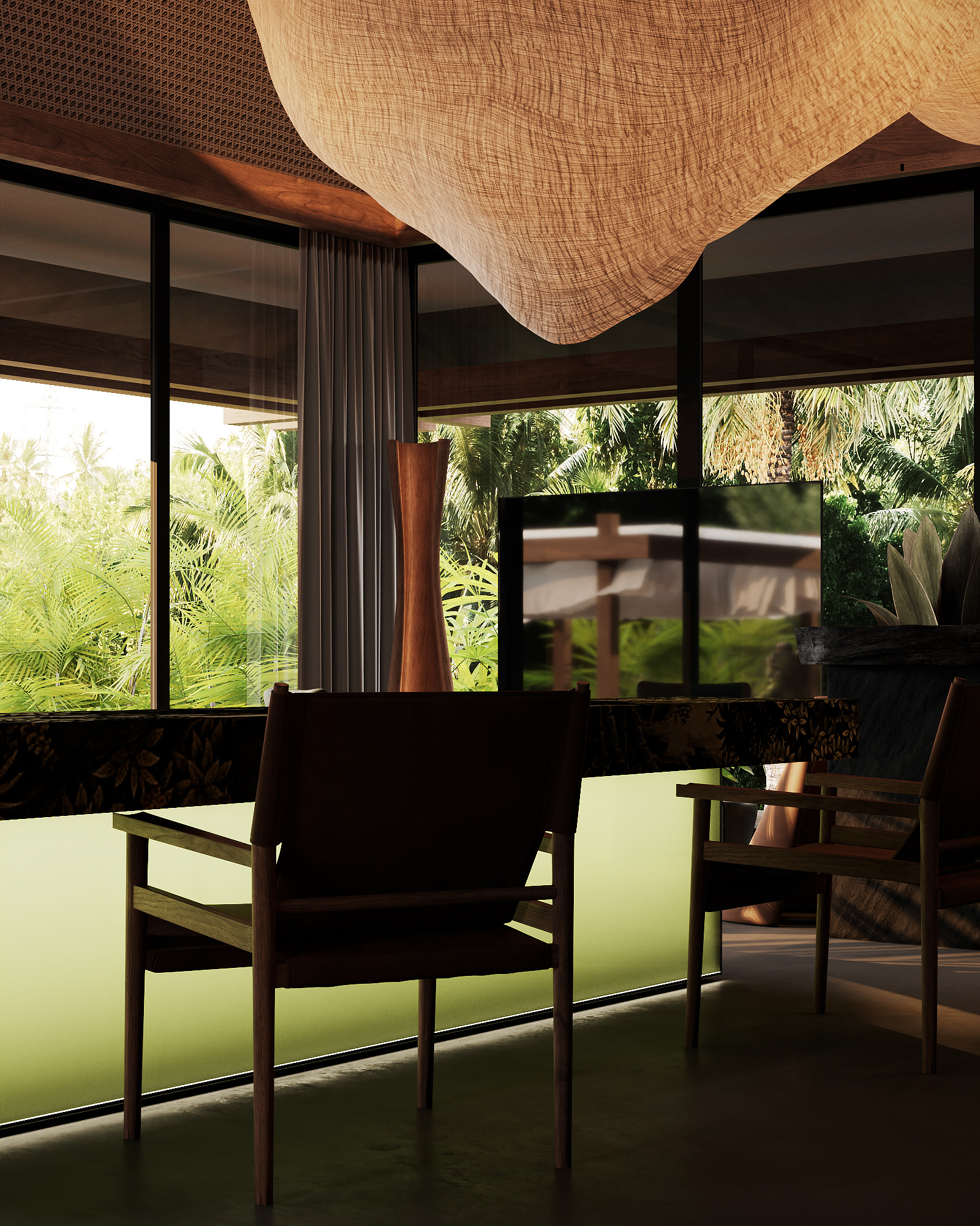 时尚的丛林别墅丨IndonesiaBali丨Bodes studio-13