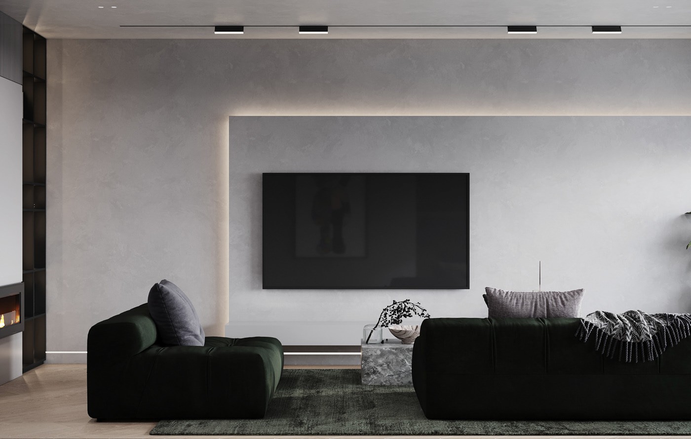 高级灰与绿色 温柔的冷色调 点亮春日-4