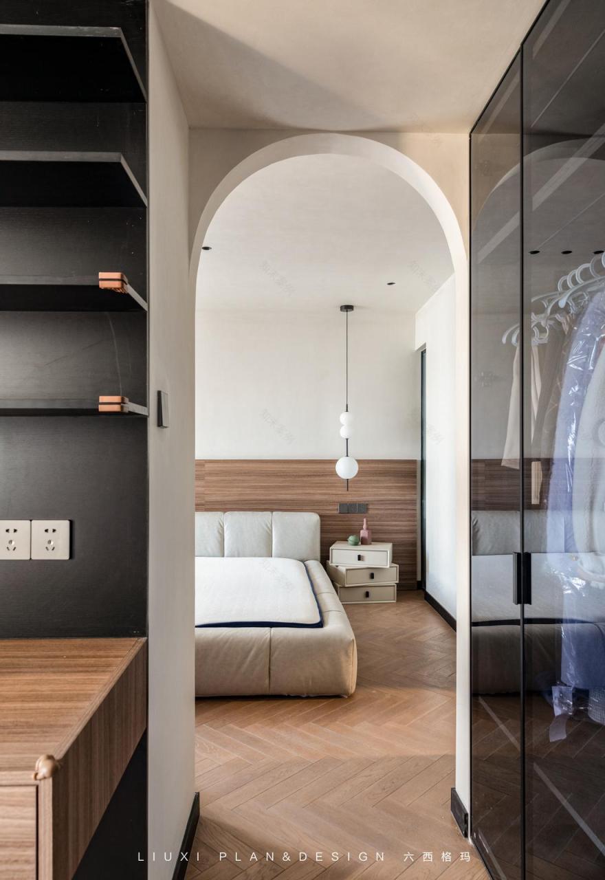 126㎡现代无主灯家居设计-38