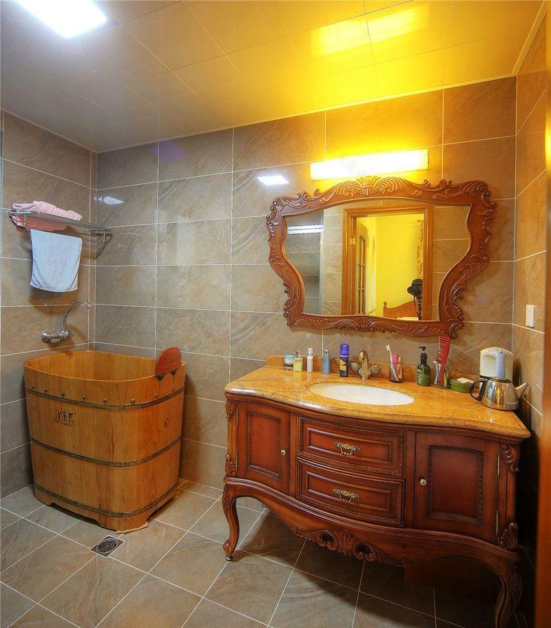 上海环球翡翠湾美式别墅装修实景展示-9