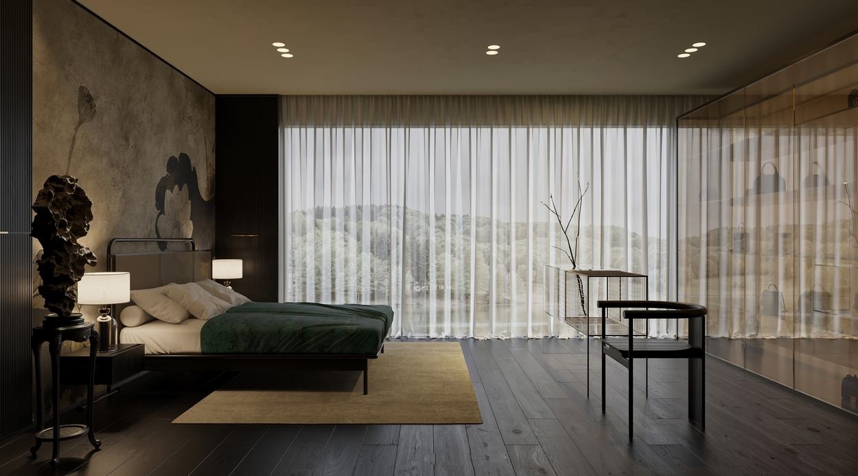 忆江南·中式别墅丨ZHBB 效果表现-66