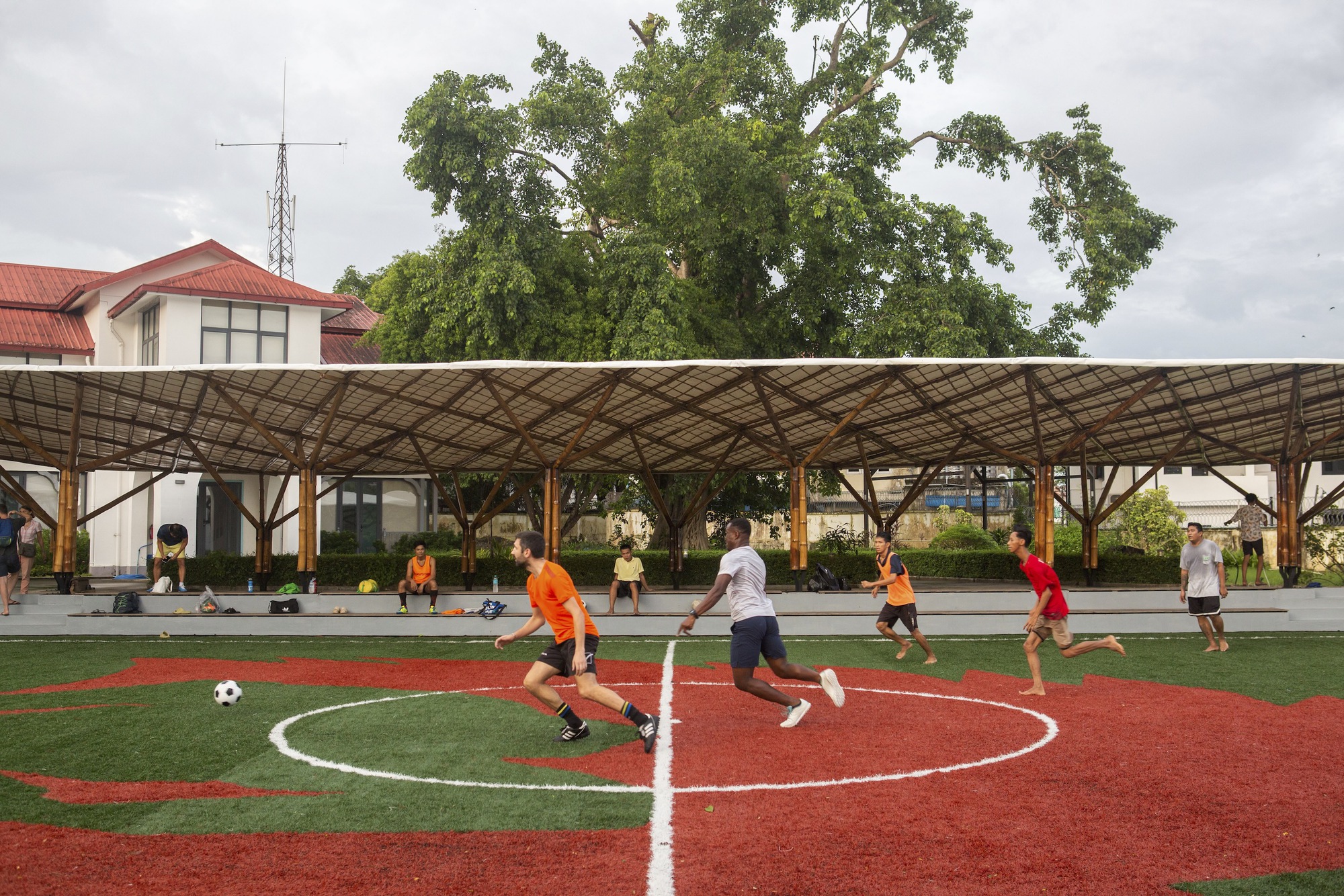 无限体育中心,蓝色圣殿丨缅甸-25