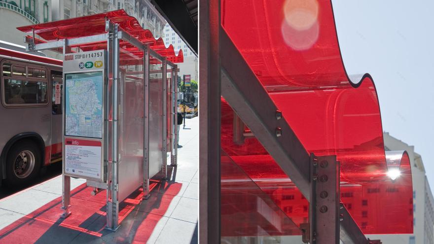 旧金山新一代公交候车亭设计丨美国丨Lundberg Design-7