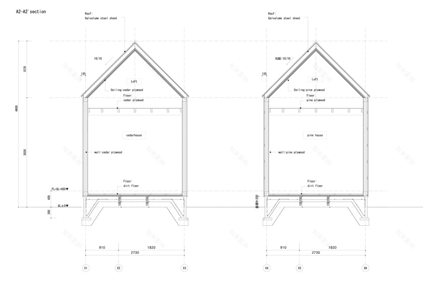 东京雪松&松树小屋丨S PLUS ONE architecture-34