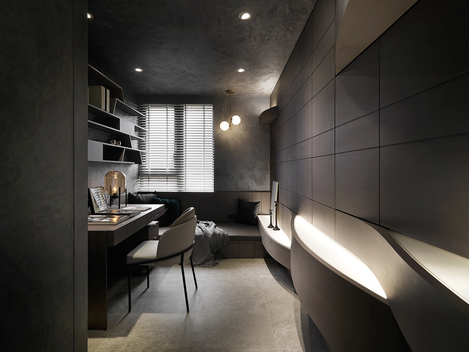 怀生国际设计打造 330m²现代高级灰大平层-23