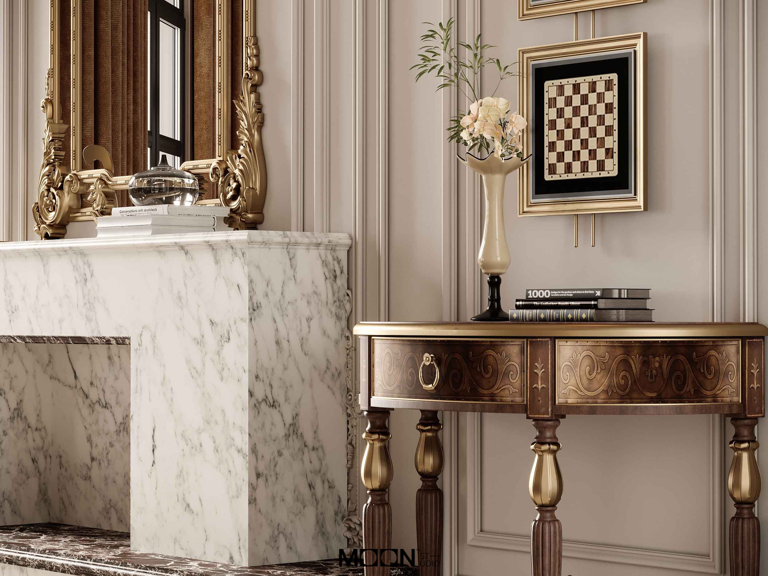 家装餐厅丨阿联酋迪拜丨Moon Studio-12