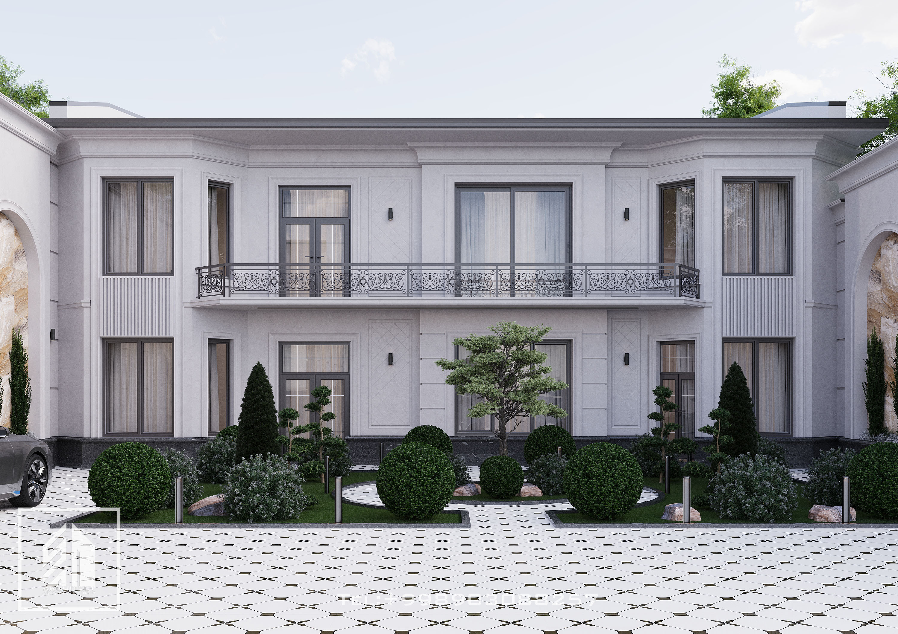 Neoclassical exterior design-1