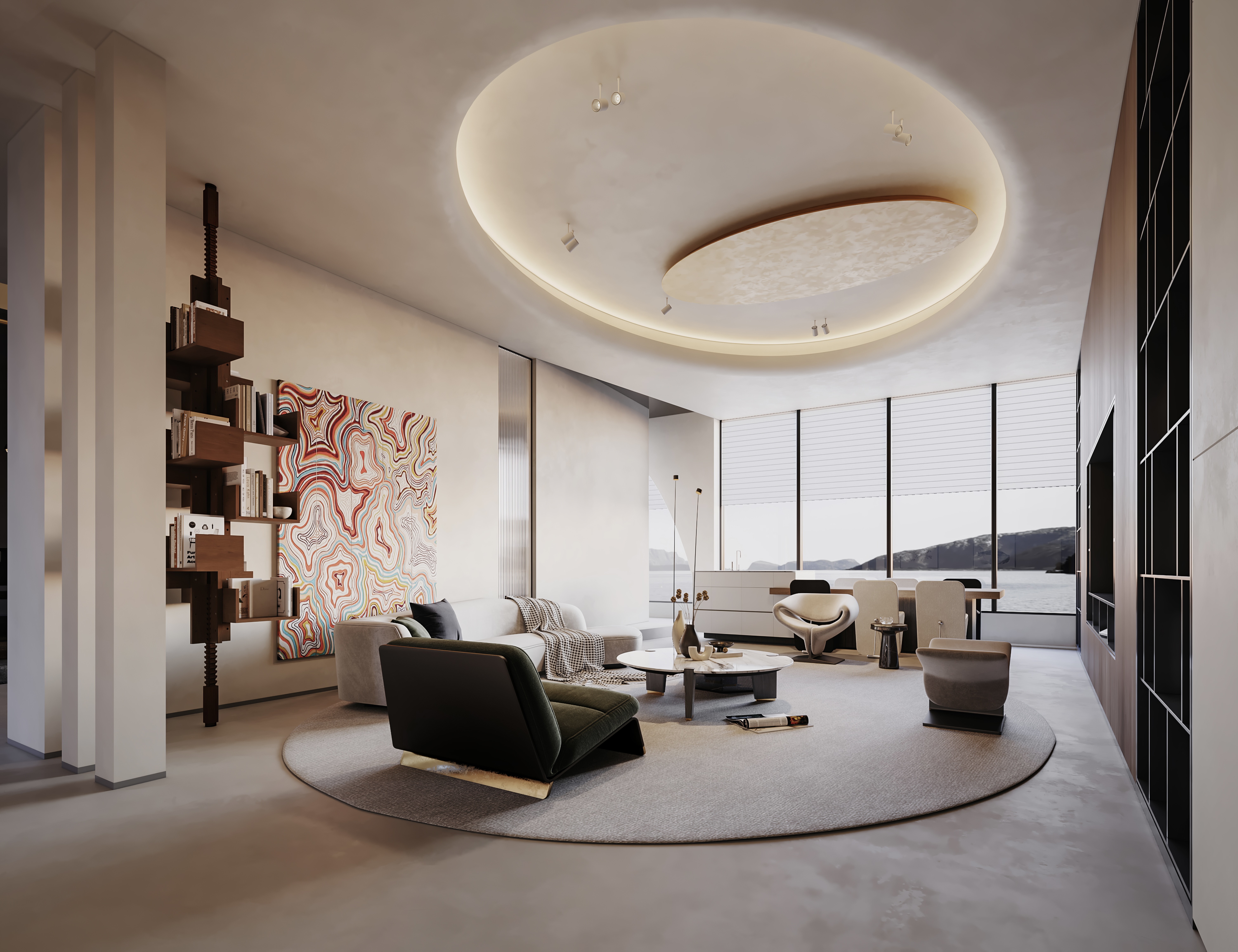 侘寂风工作室，办公室-3