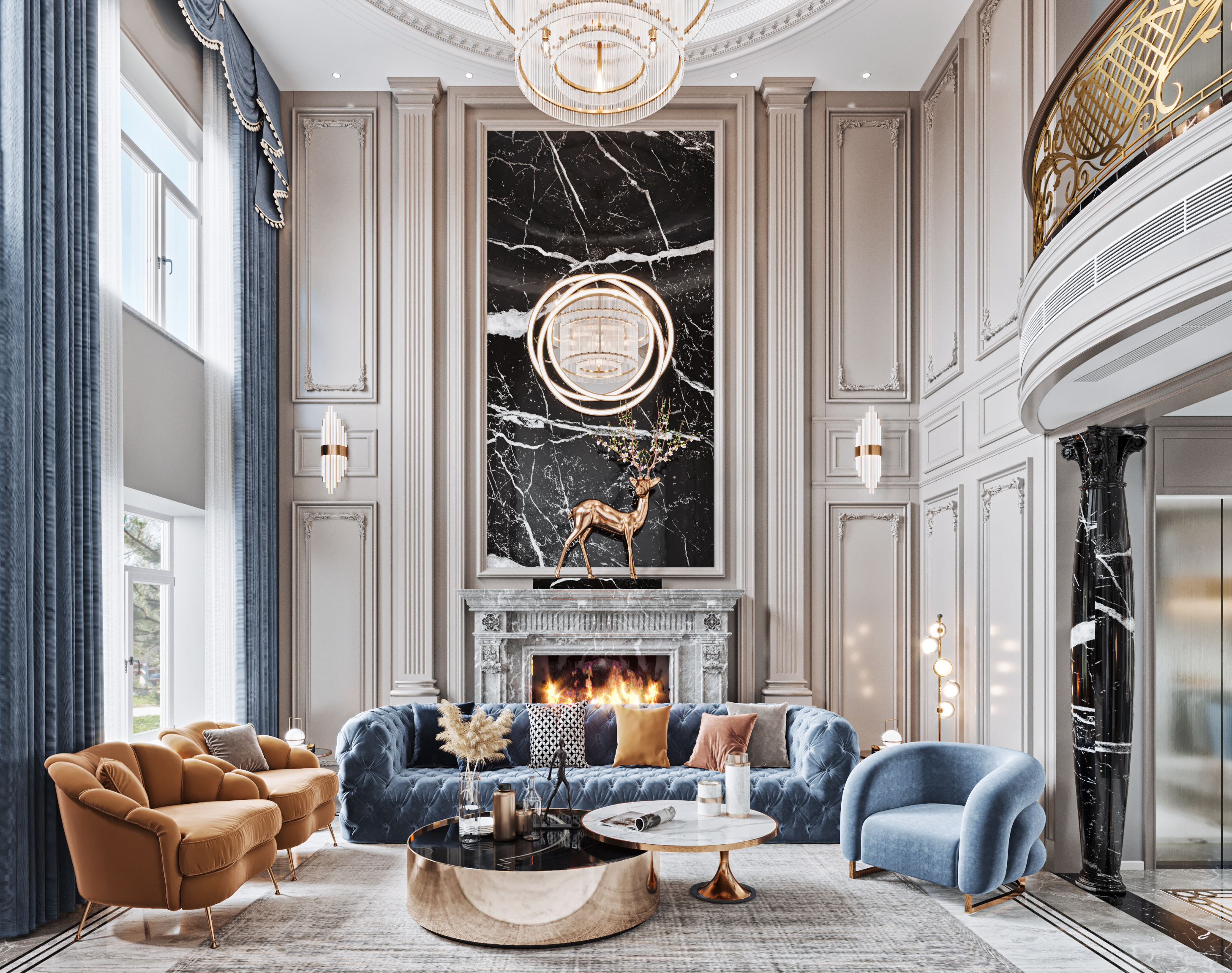 现代法式浪漫满屋-4