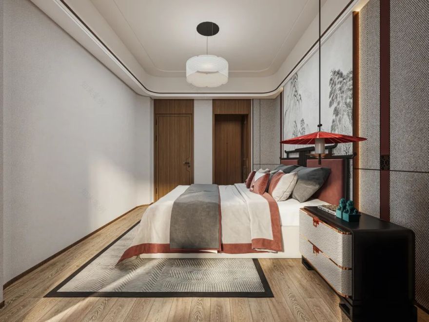 西安紫薇田园都市F区新中式风家居设计丨中国西安丨西安·大小空间设计-24