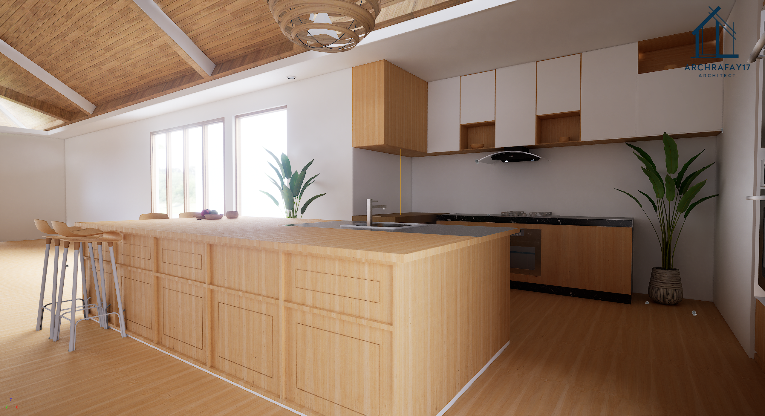 Wooden kitchen Modern Design-3