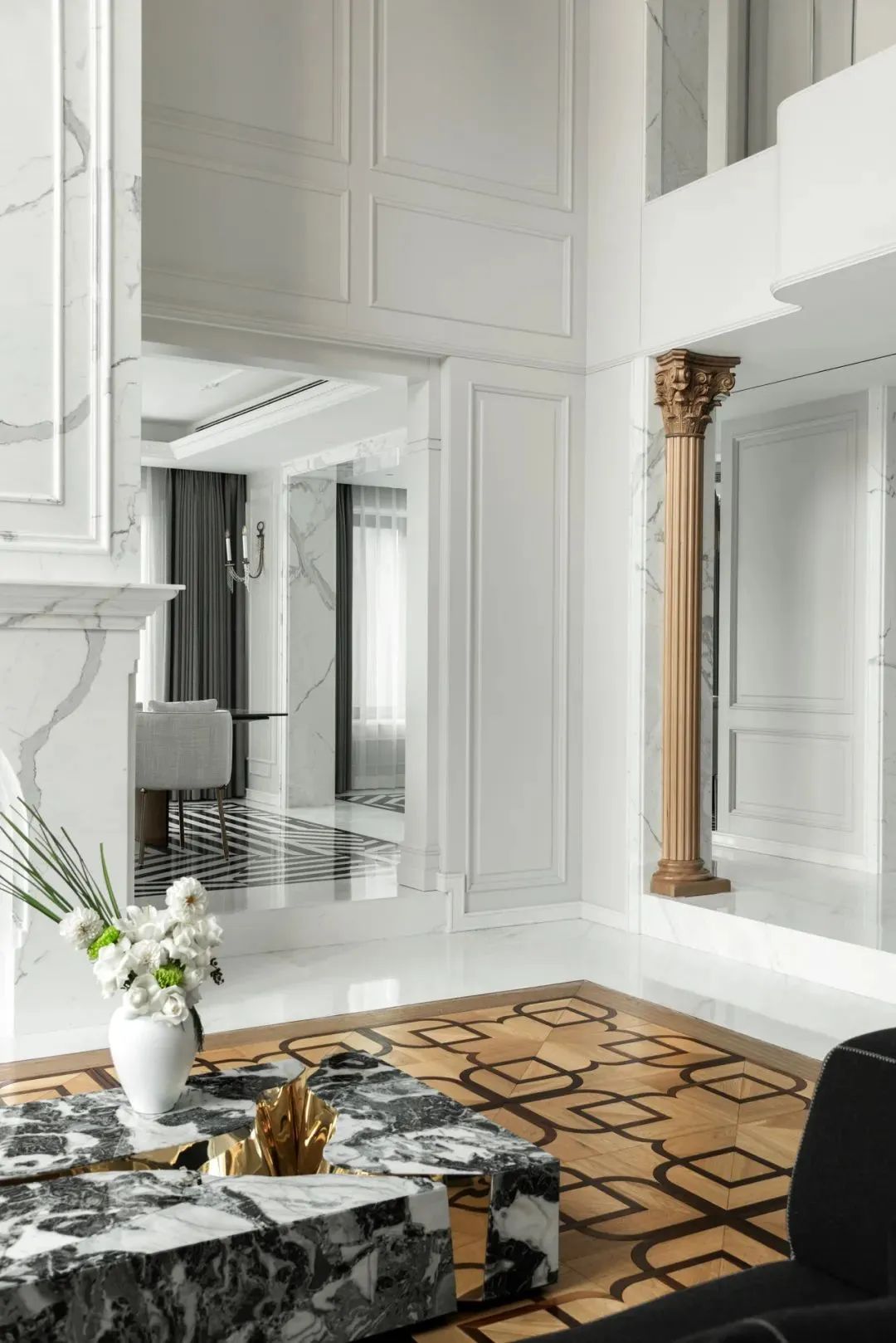 现代法式华居丨中国北京丨清美空间设计-38