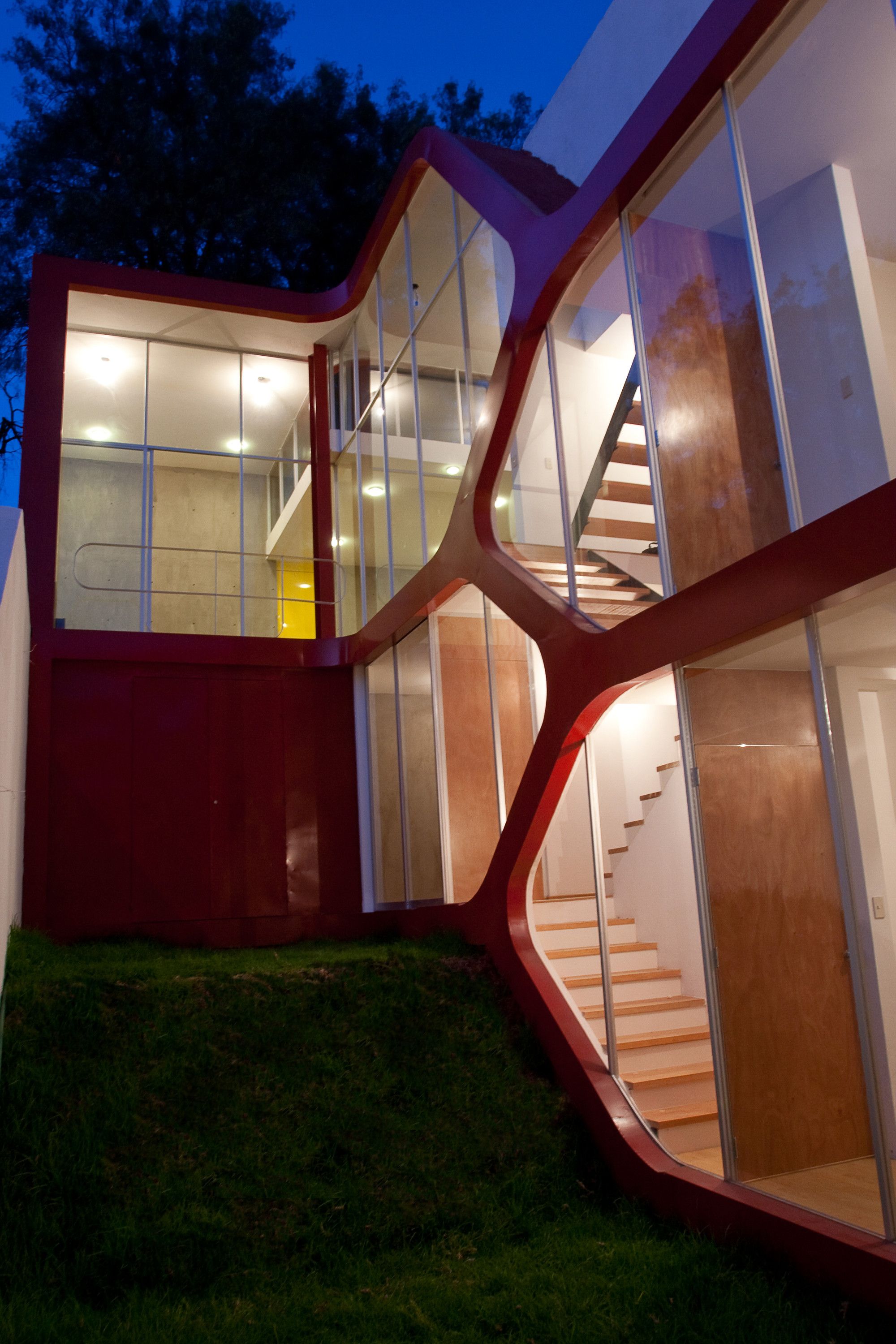 墨西哥 ATZ 住宅,模块化设计融入自然地形-9