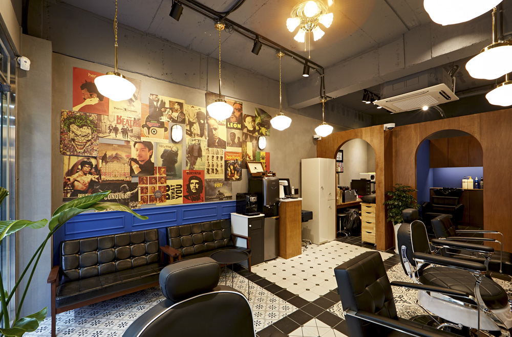时尚男性专业美容室设计，打造独特氛围-5