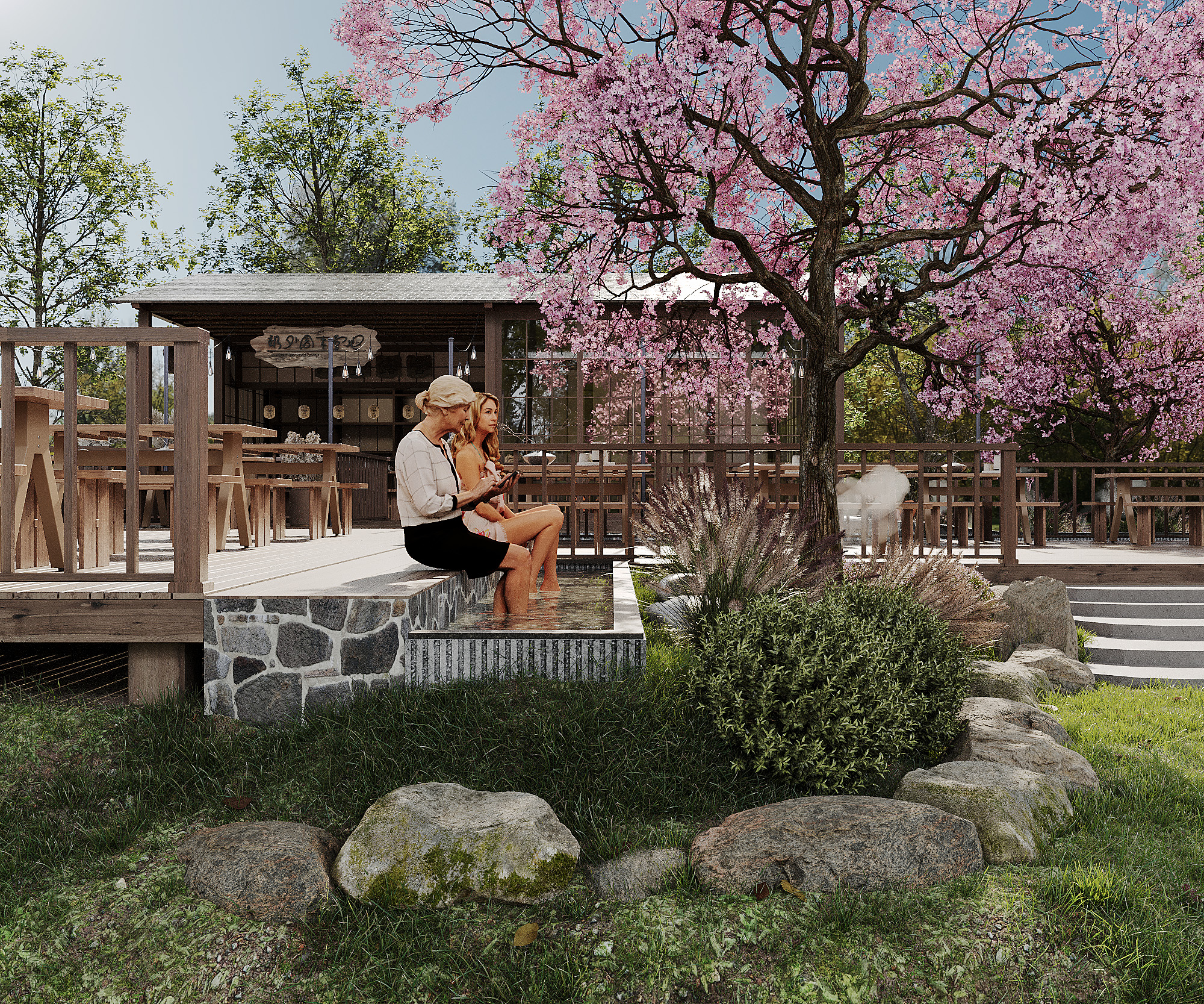 Sakura Garden Café – 日本风户外餐厅-7