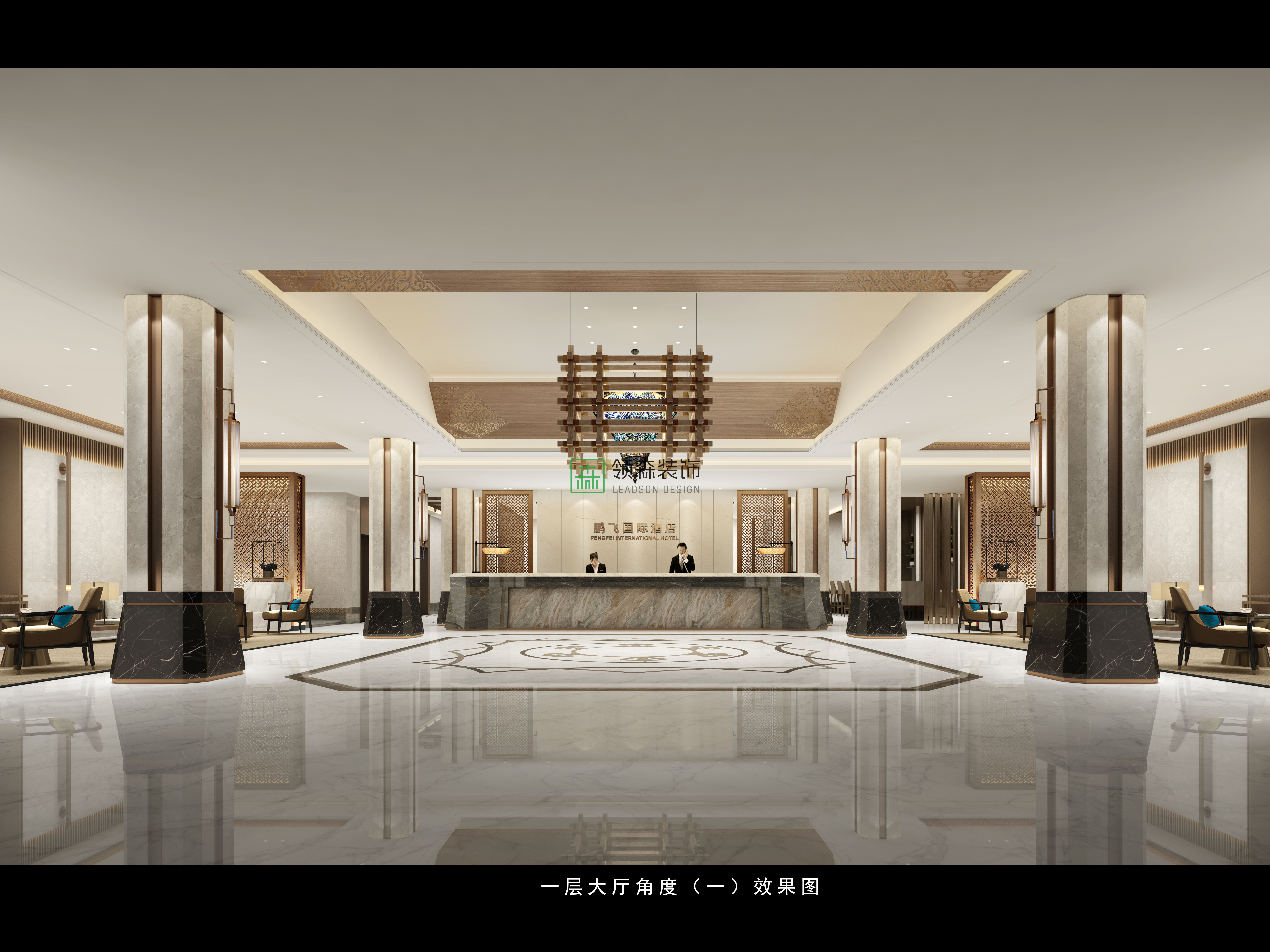 阿拉善鹏飞国际酒店设计丨蒙古丨领森酒店设计组-4