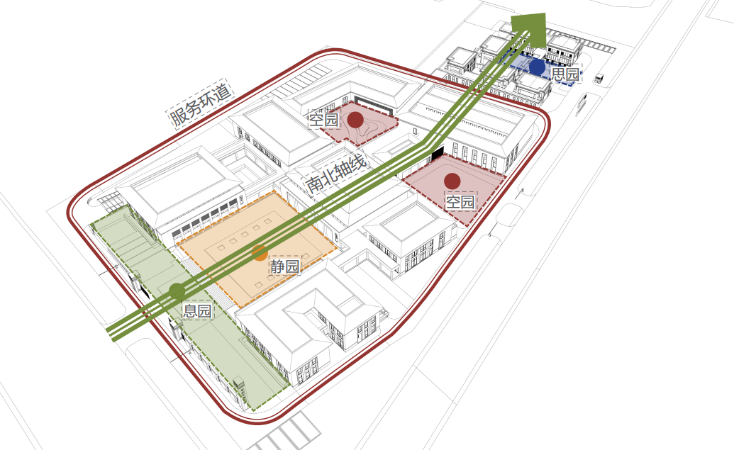 美城作品丨淮安市殡仪馆原址新建项目设计方案-23