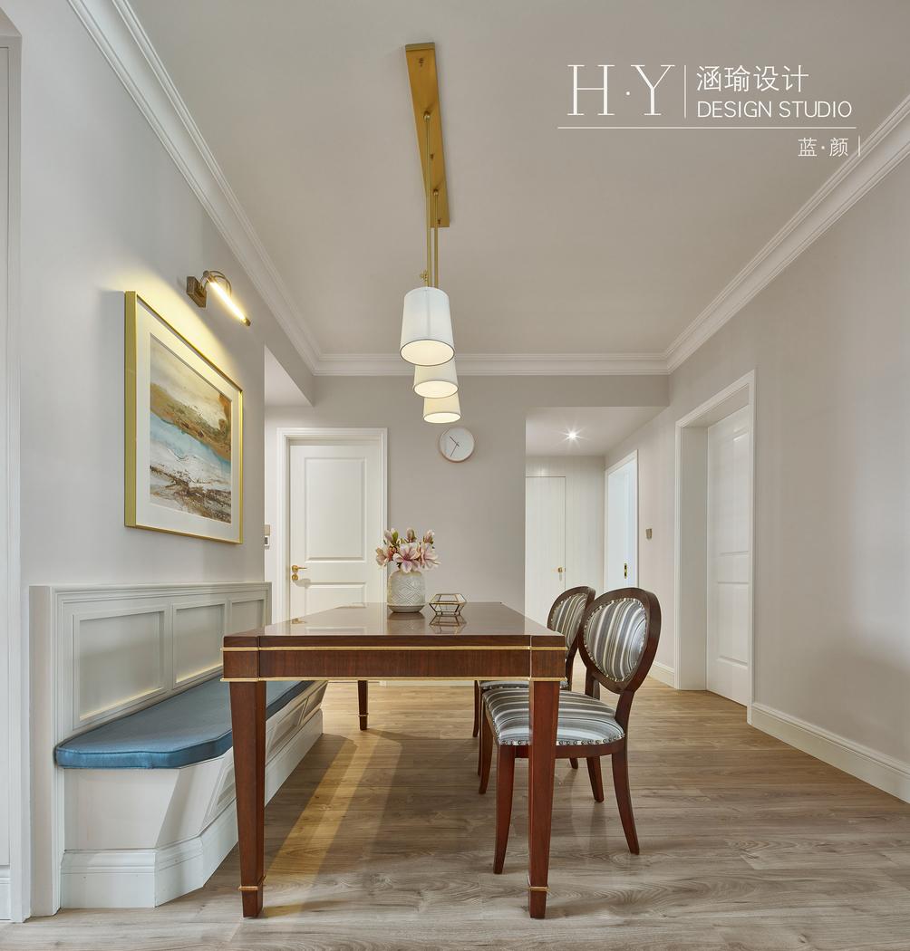 涵瑜设计丨平层书香独韵,盛世蓝颜-13