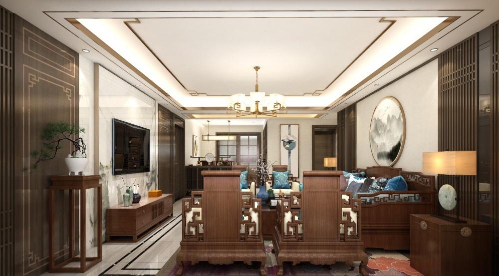 
西安万达天越180中式-赵虎空间设计 -6