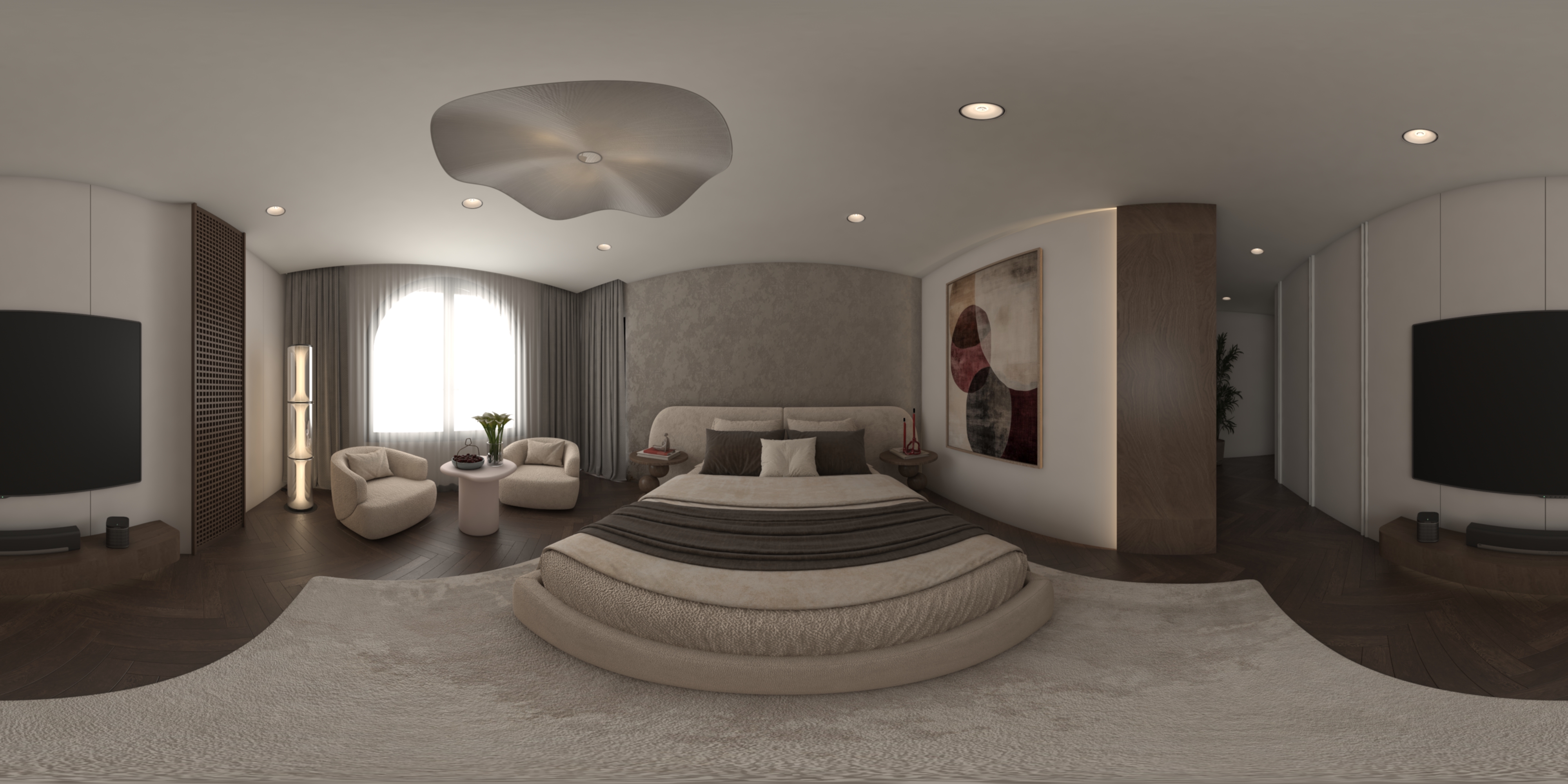 主卧设计项目丨Asmaa Ghanem-9