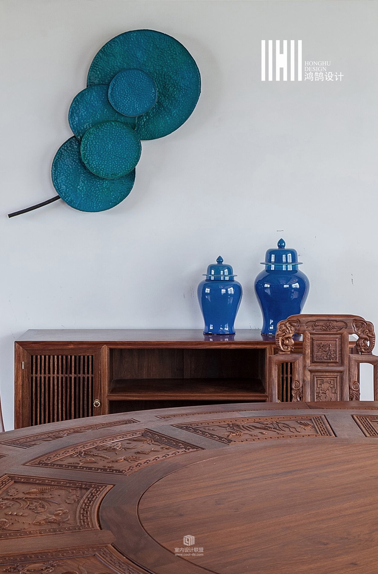 鸿鹄设计：◤吕城◢【丹阳】300㎡新中式-13