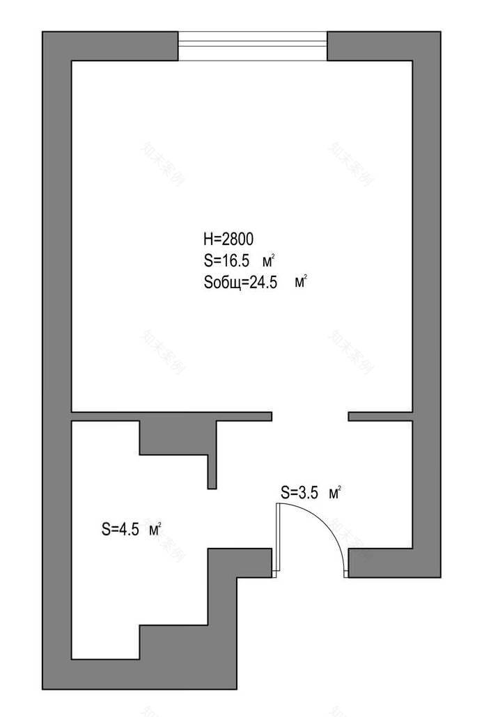 24平米小户型单身公寓北欧风室内设计-10