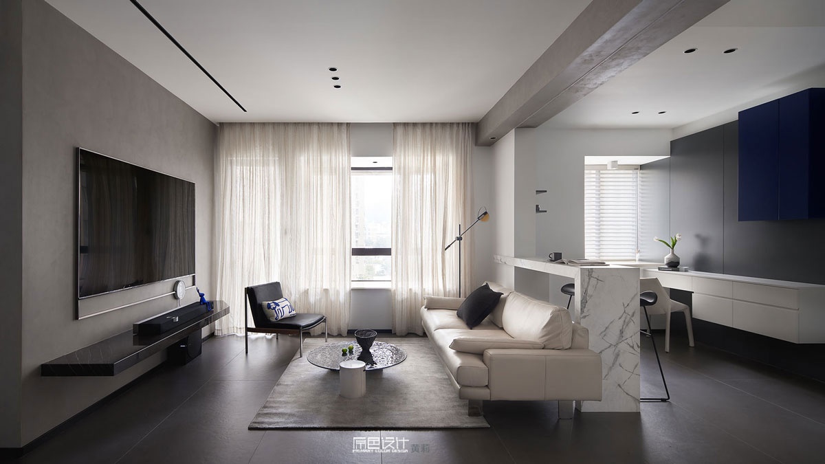 几何极简之美 · 福建福州跃层精装房住宅设计丨中国福州丨原色设计-25