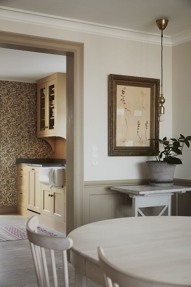 瑞典温馨沙色调家居，黄柜厨房成焦点-5