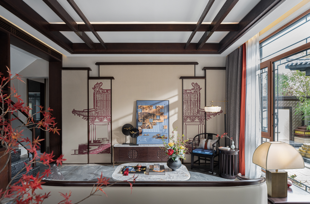 五矿铂海樾府 L 户型 · 盛唐古韵新中式空间设计丨中国营口丨FANST 泛思特设计-19
