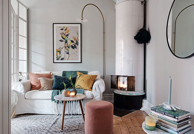 斯堪的纳维亚风格公寓-3