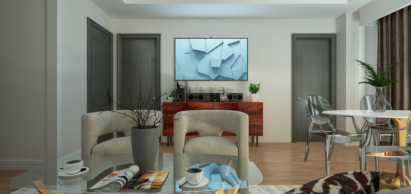 Modelado 3D de Diseños de Interiores Portafolio-6