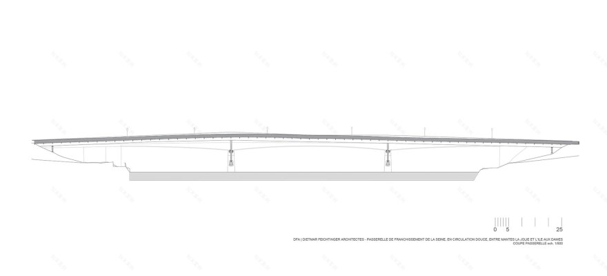 Dietmar Feichtinger塞纳河人行天桥丨法国丨Dietmar Feichtinger Architectes-39