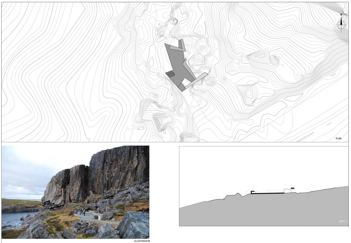BUKKEKJERKA：在折叠混凝土上观海，在卫生间中观山-29
