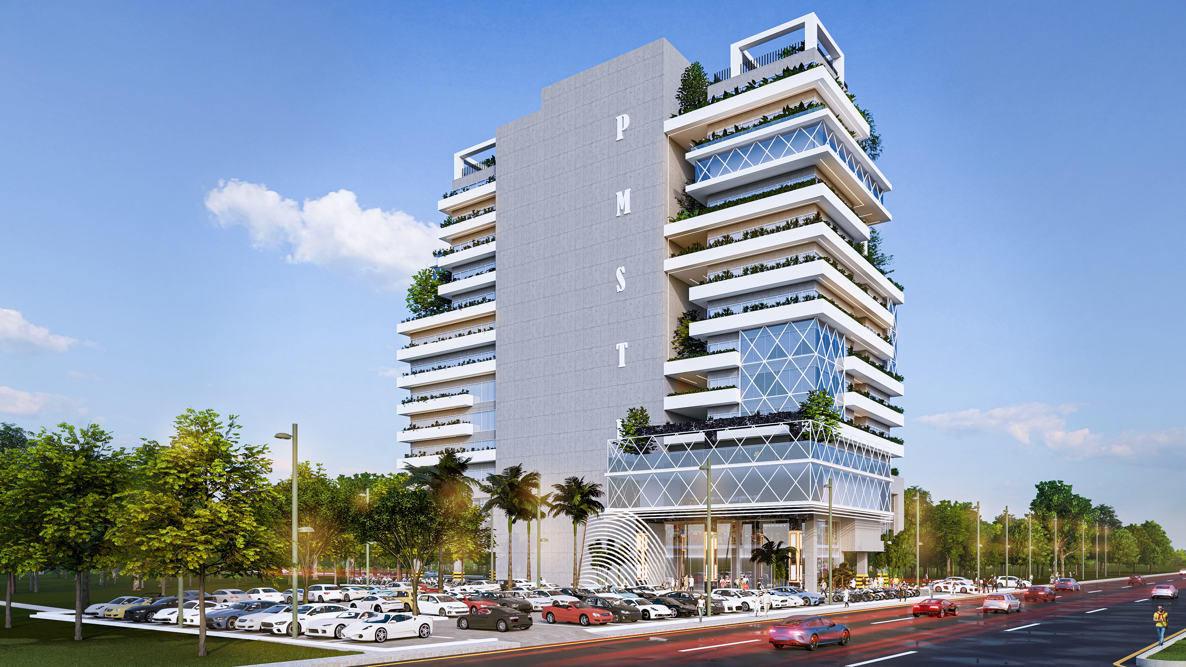 PMST混合用途中高层建筑外部设计-5