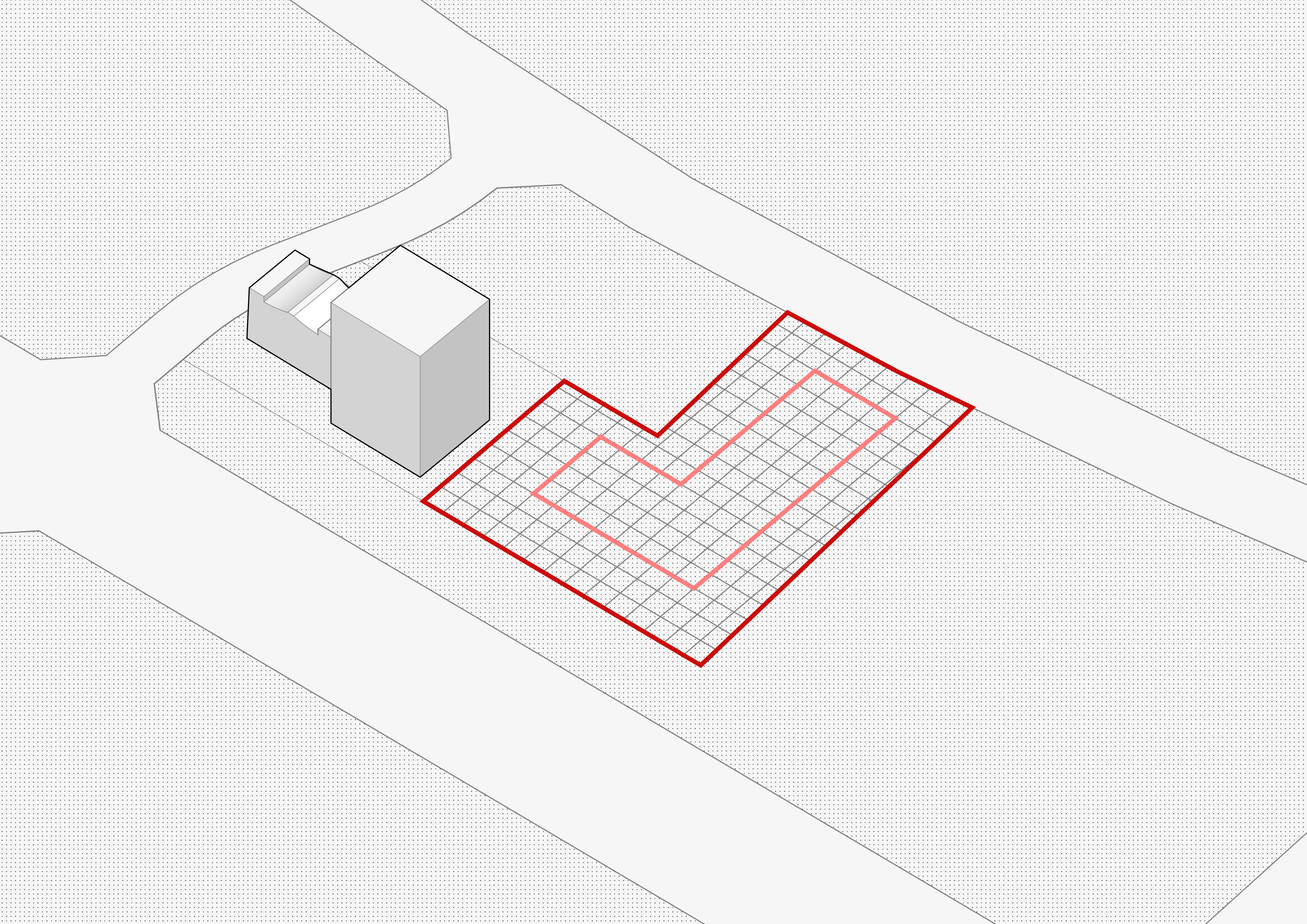 某档案中心建筑体块生成分析图-15