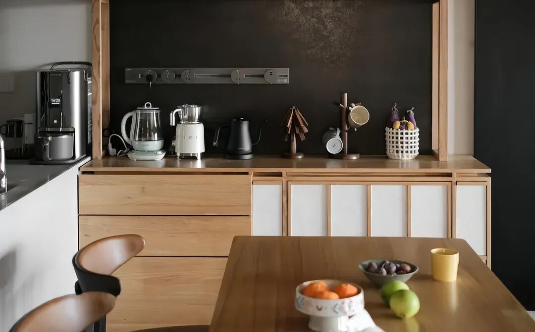 成都128㎡三居侘寂风装修：15万全包，重塑家庭互动与舒适-17