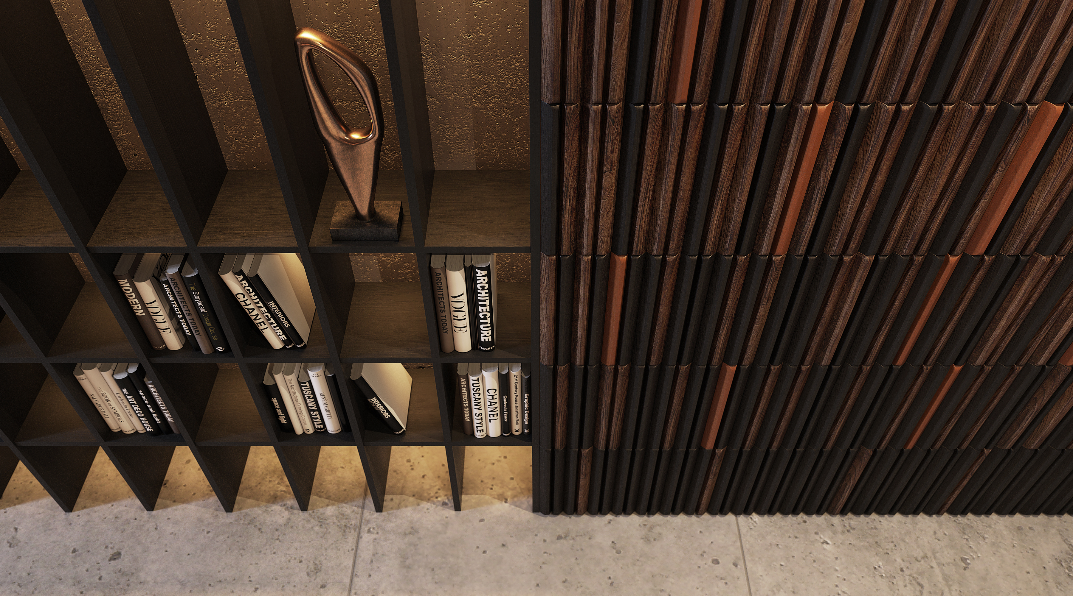 图书馆室内 Pontelli 木镶板设计丨Juanny Barcelò Borges 和 YourFoRest-11