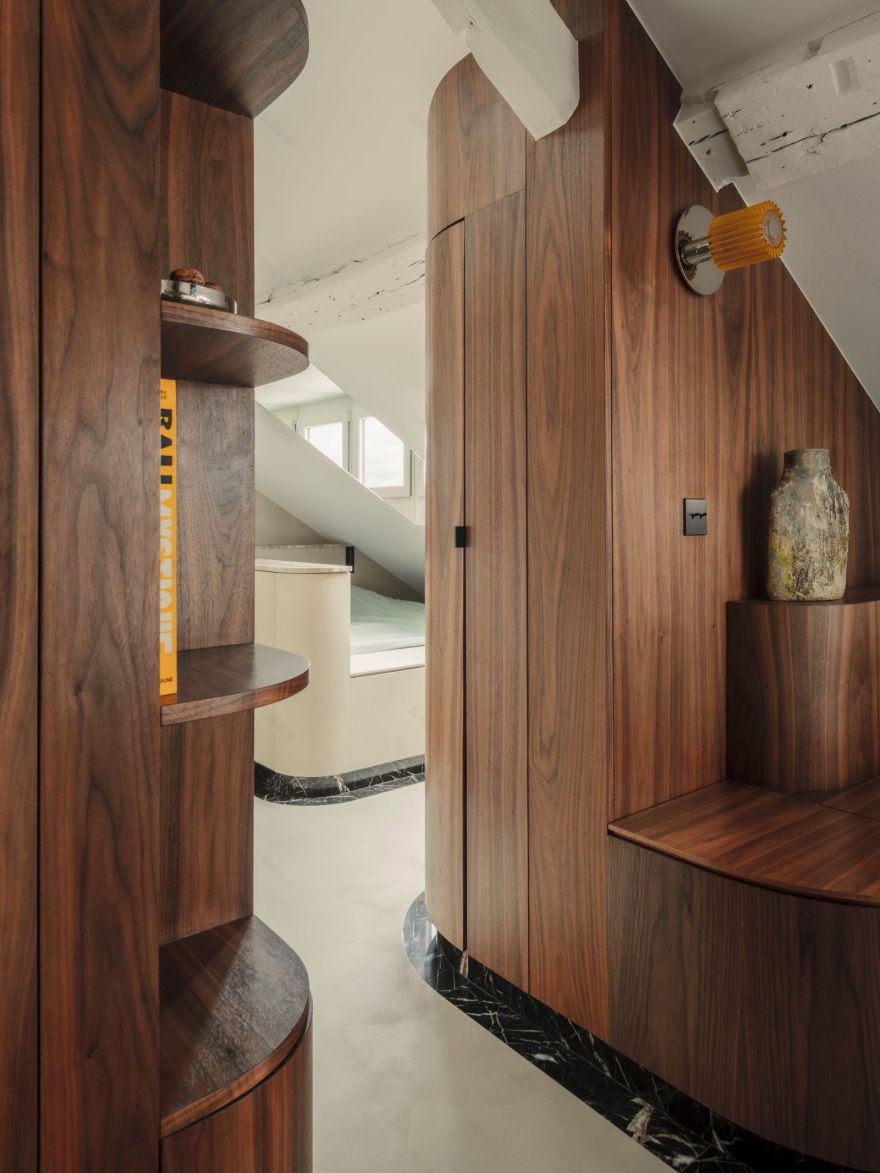 巴黎30平米阁楼小公寓丨法国巴黎丨Volta Architecture-22