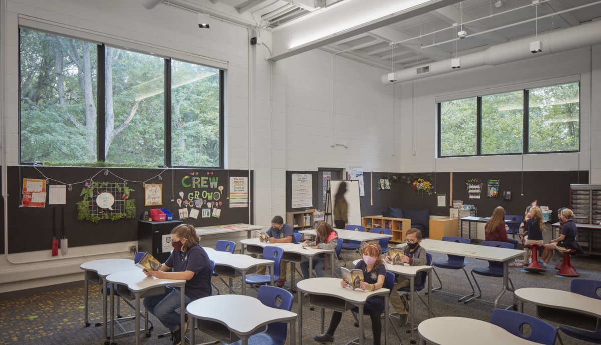 埃尔金数学与科学学院环保校园设计丨美国丨Wheeler Kearns Architects-19