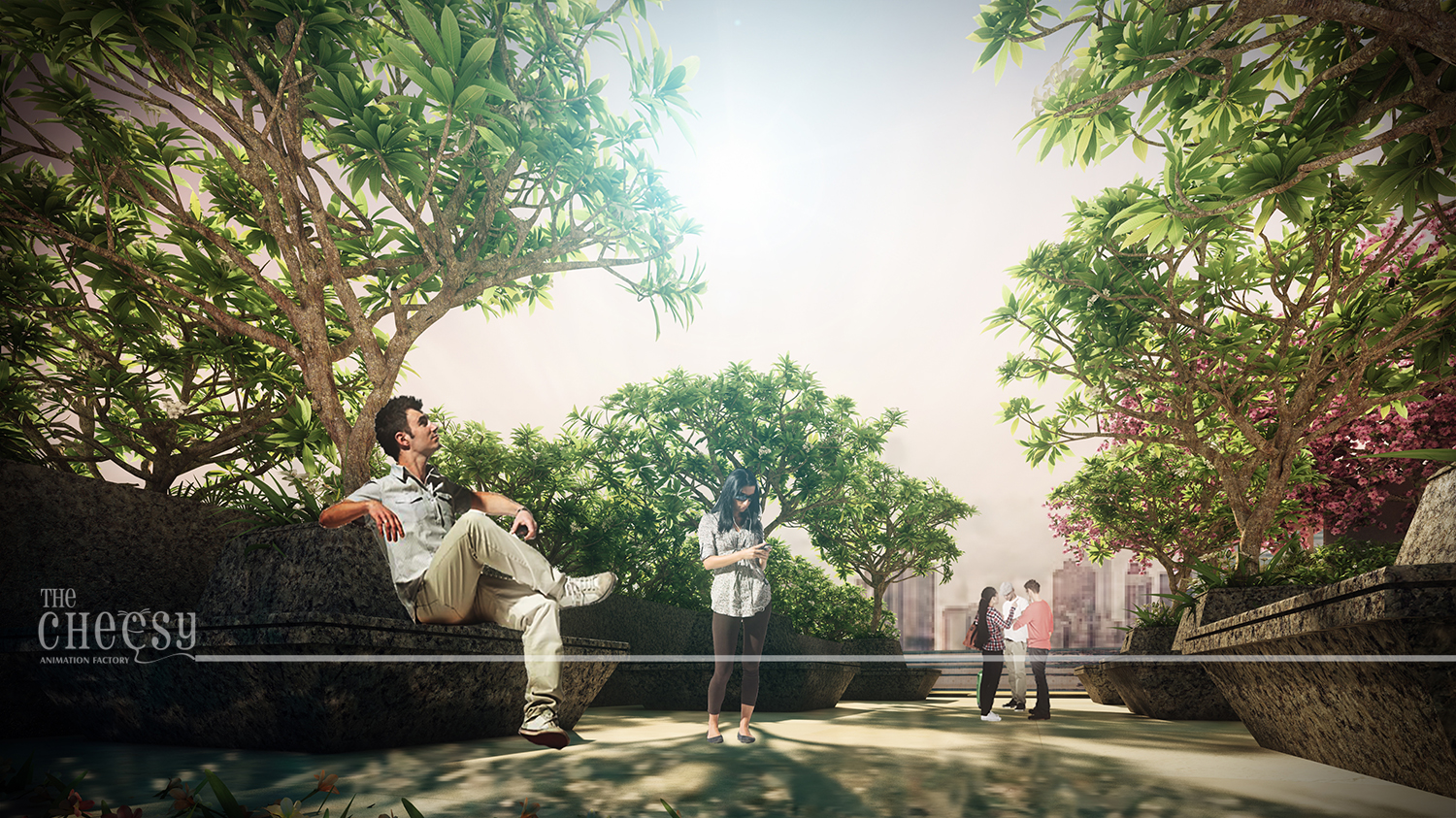 三维渲染呈现的住宅与工业空间艺术-2