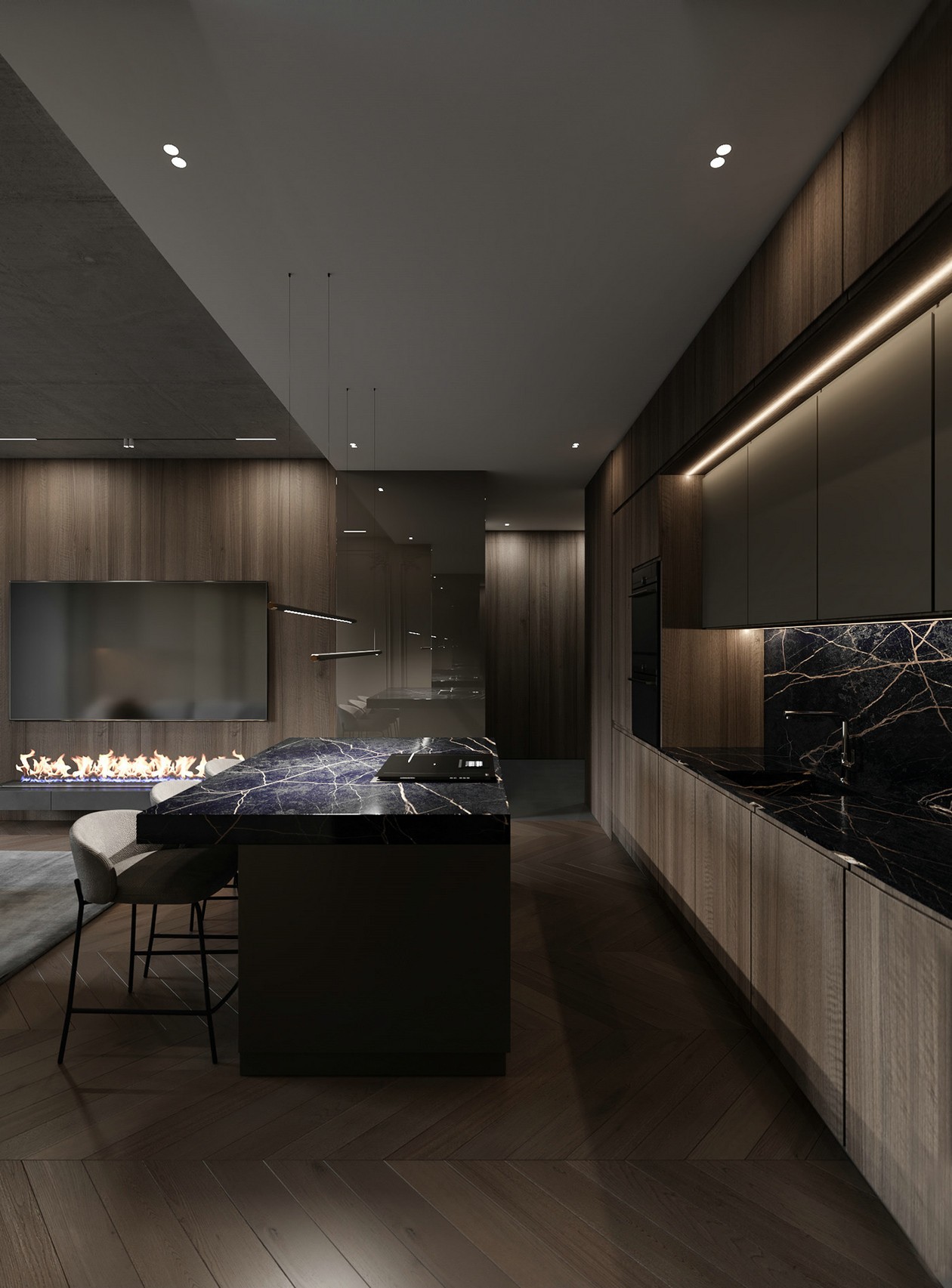 深色系住宅设计-7