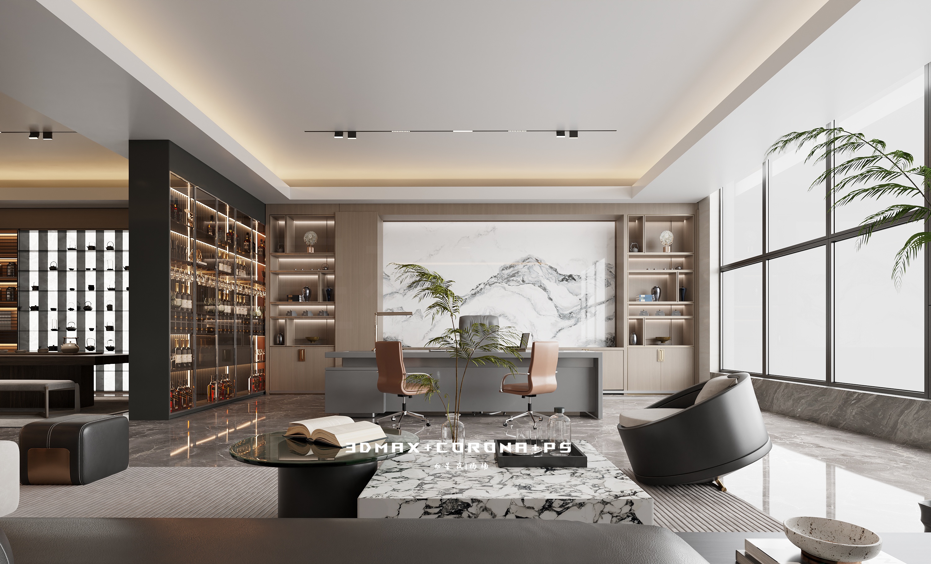 办公室不仅是工作的场所，更是艺术与文化的载体-17