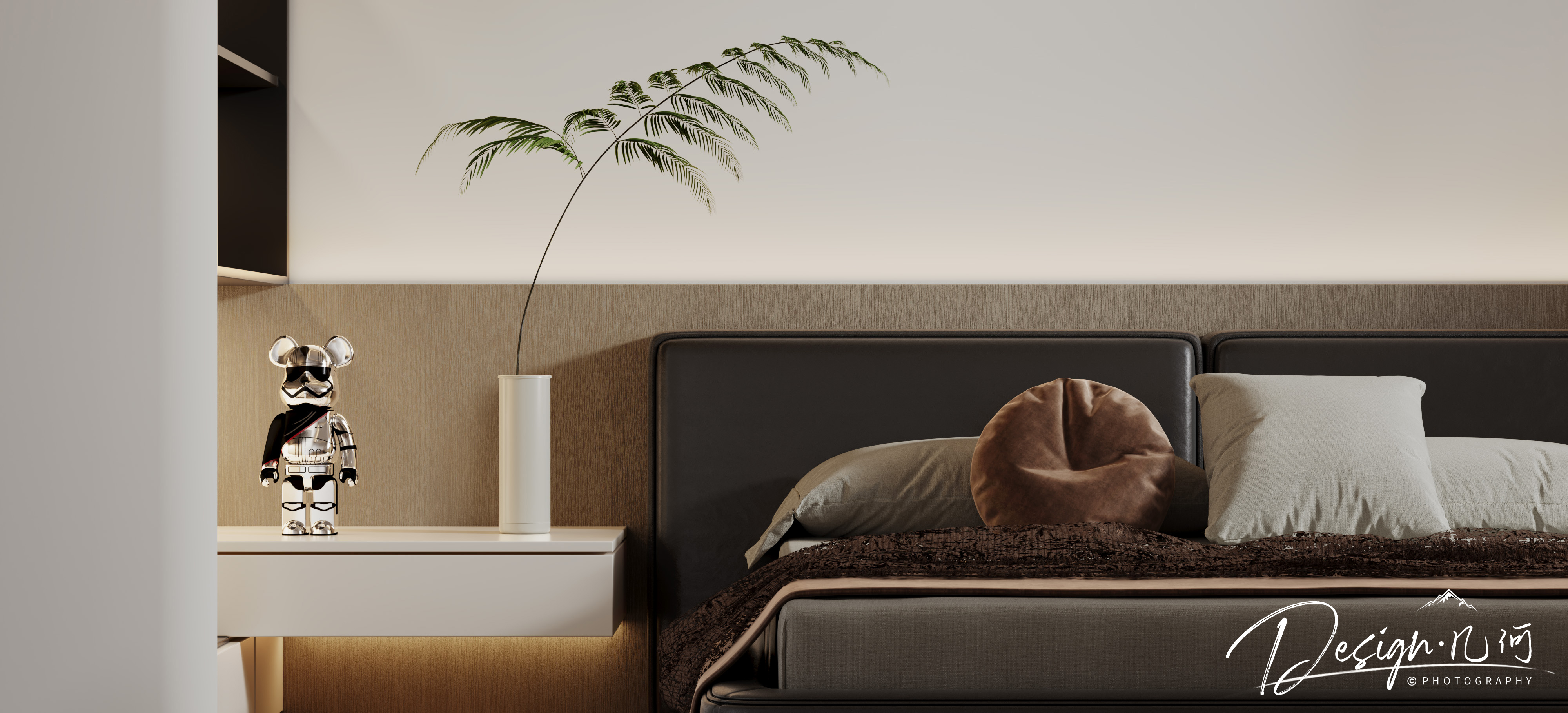 几何空间视觉表现 | 绿地内森庄园现代客餐厅-26