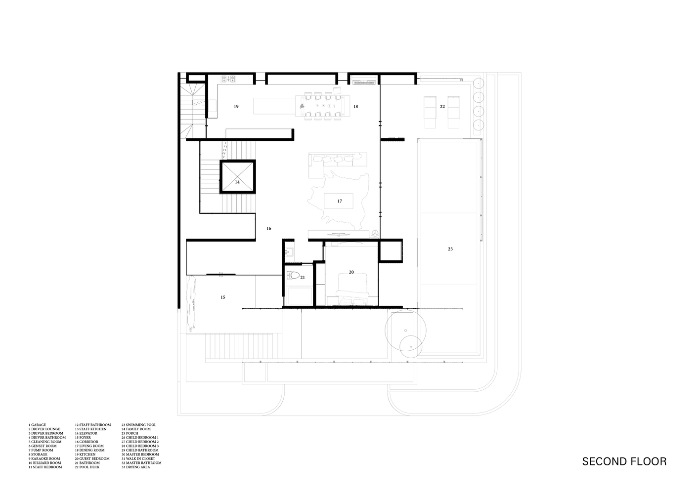 印度尼西亚 Rubic JG 住宅丨Gets Architects-35