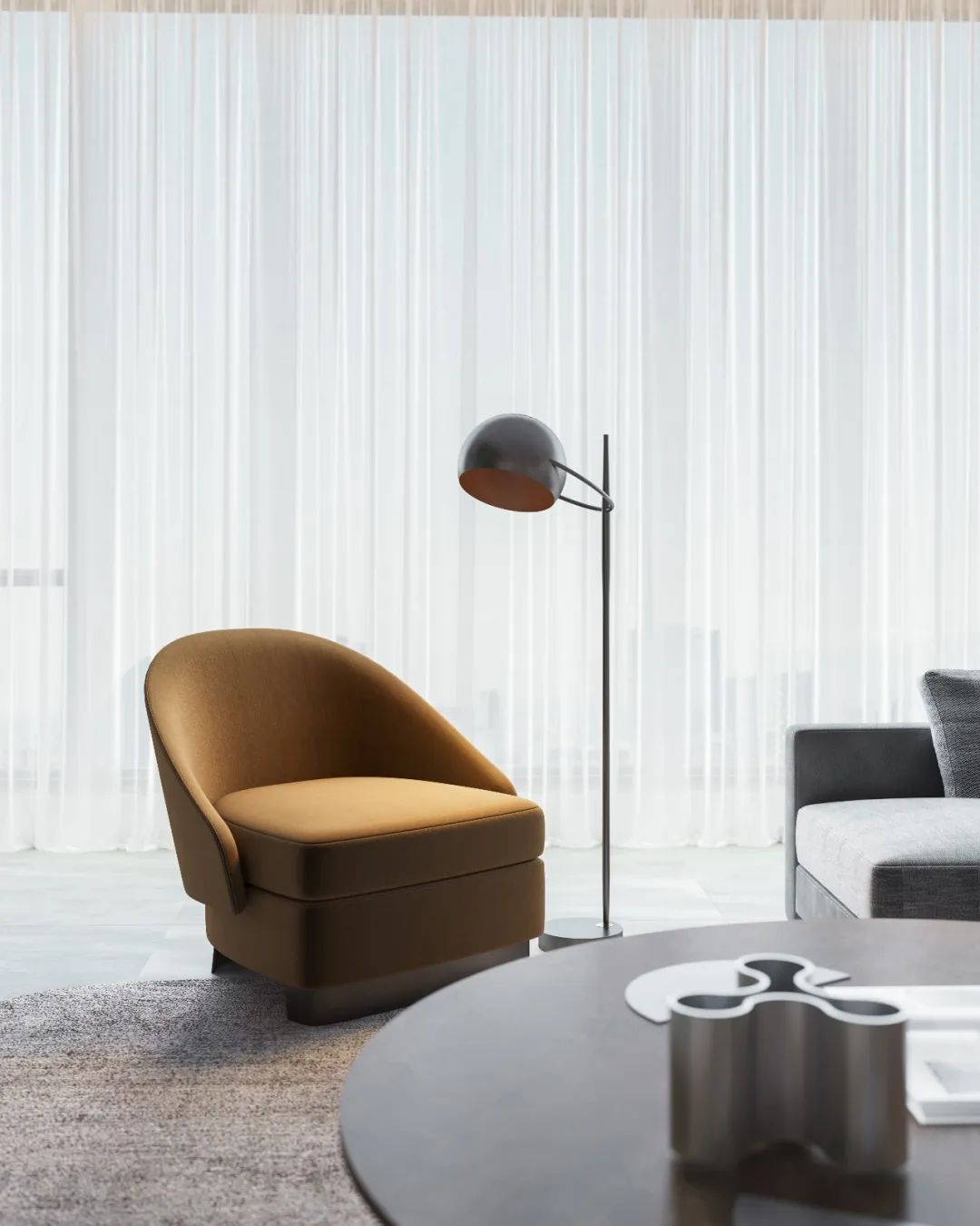 张楠楠·180平平层作品  现代极简-29