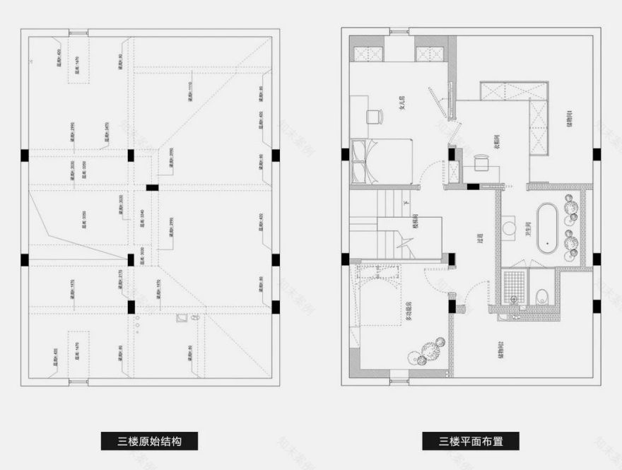 轻奢风邂逅新美式,打造优雅艺术空间-103